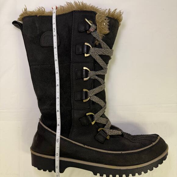 Sorel Joan of Arctic Tall Dark Brown Waterproof Snow Boots Women’s 8.5 - Picture 6 of 9